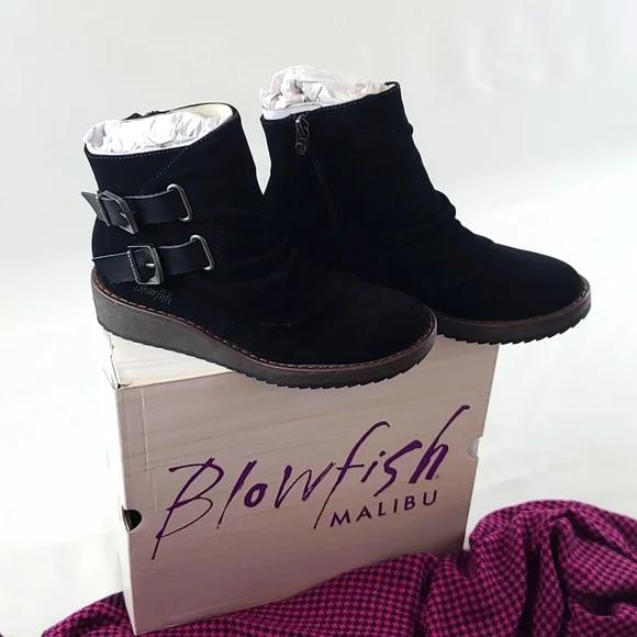 Blowfish Cocoa Wedge Bootie